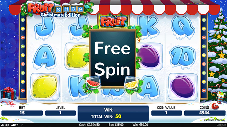 Fruit Shop Christmas Edition Slots Slingo