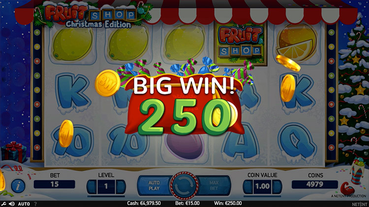 Fruit Shop Christmas Edition Slots Slingo