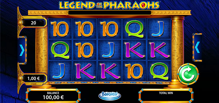 Legend of the Pharaohs Slots Slingo