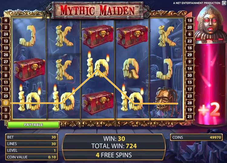 Mythic Maiden Slots Slingo