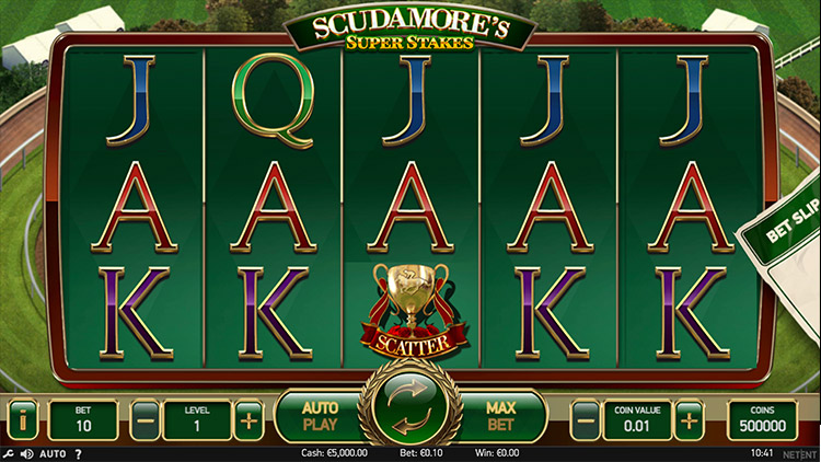 Scudamores Super Stakes Slots Slingo