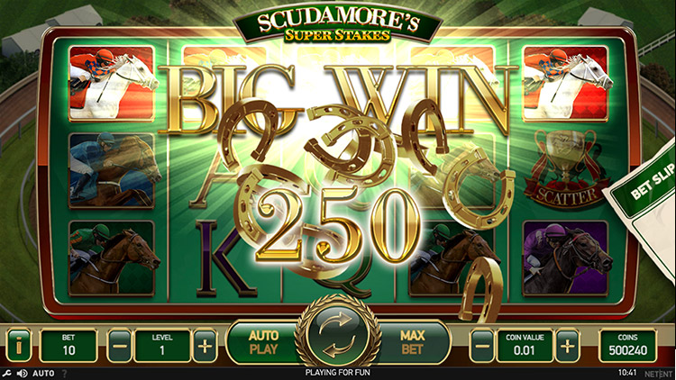 Scudamores Super Stakes Slots Slingo