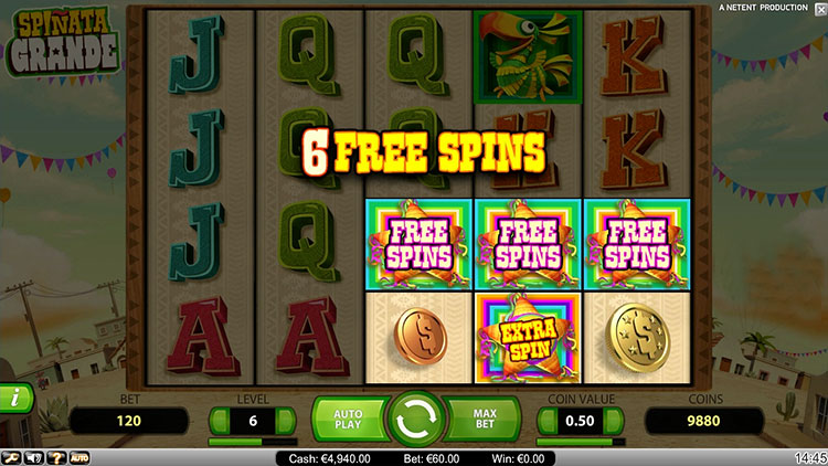 Spinata Grande Slots Slingo