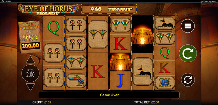 Eye of Horus Megaways
