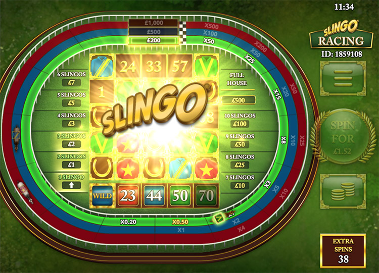Slingo Racing Slots Slingo
