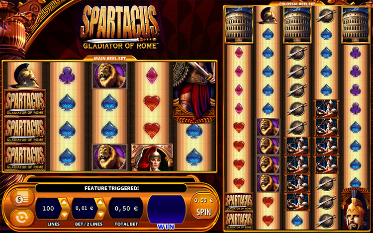 Spartacus: Gladiator of Rome Slots Slingo