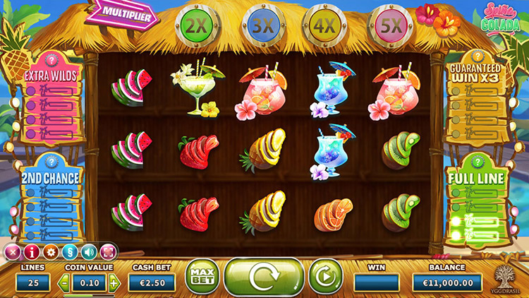 Spina Colada Slots Slingo