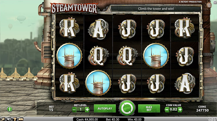 Steam Tower Slots Slingo
