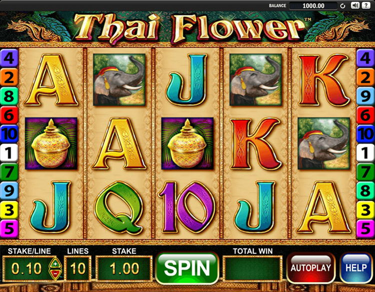 Thai Flower Slots Slingo