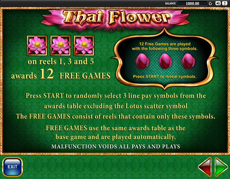 Thai Flower Slots Slingo