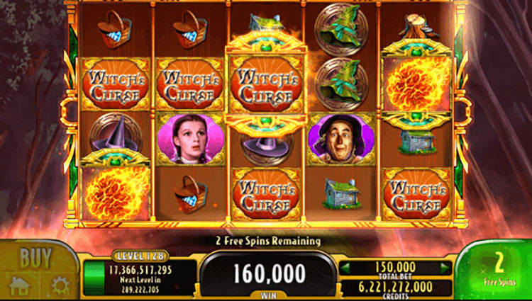 The Wizard of Oz Emerald City Slots Slingo