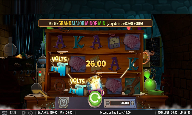 Volts and Bolts Slots Slingo