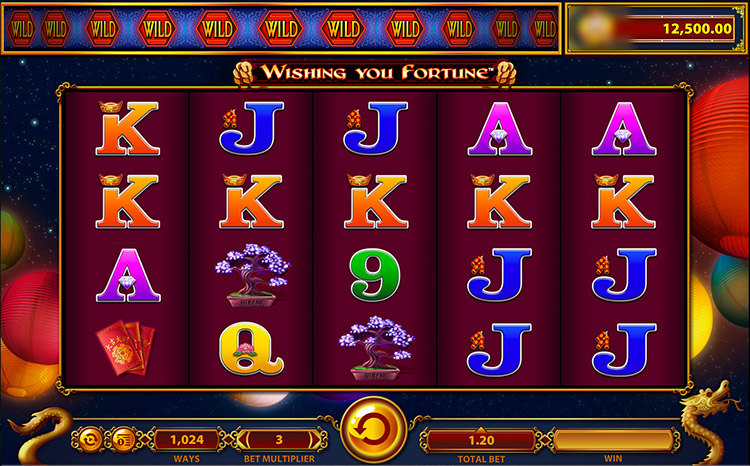 Wishing You Fortune Slots Slingo