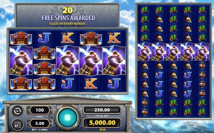 Zeus 1000 Slots Slingo