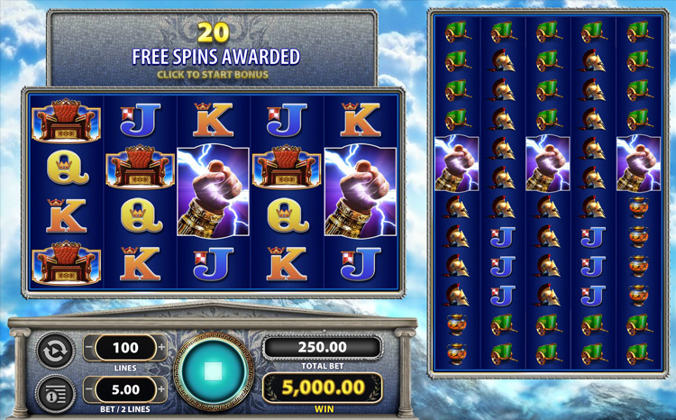 Zeus 1000 Slots Slingo