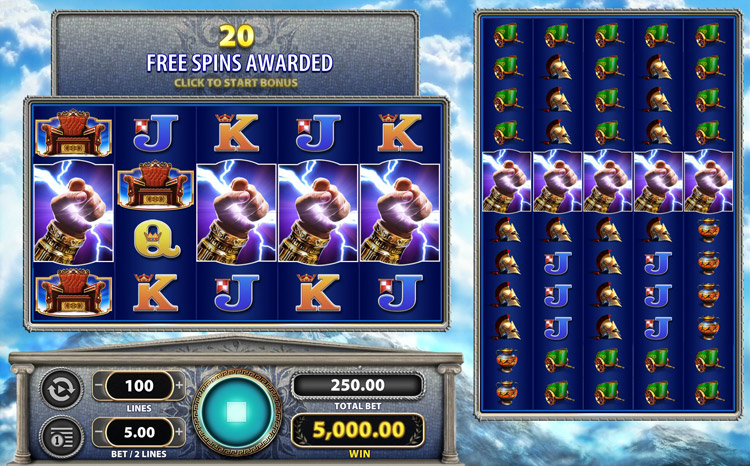 Zeus 1000 Slots Slingo